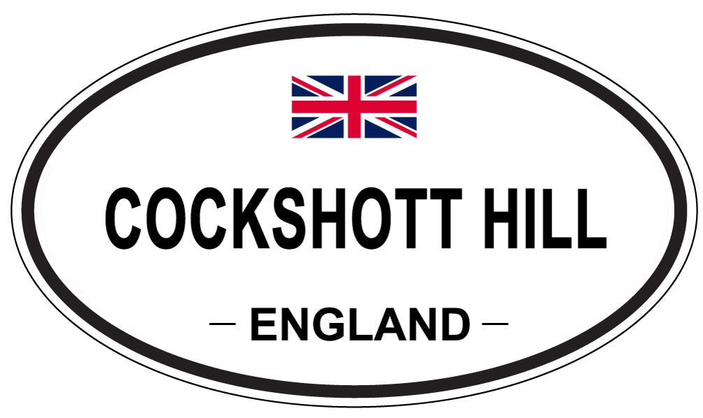 COCKSHOTT HILL, ENGLAND - Oval Sticker