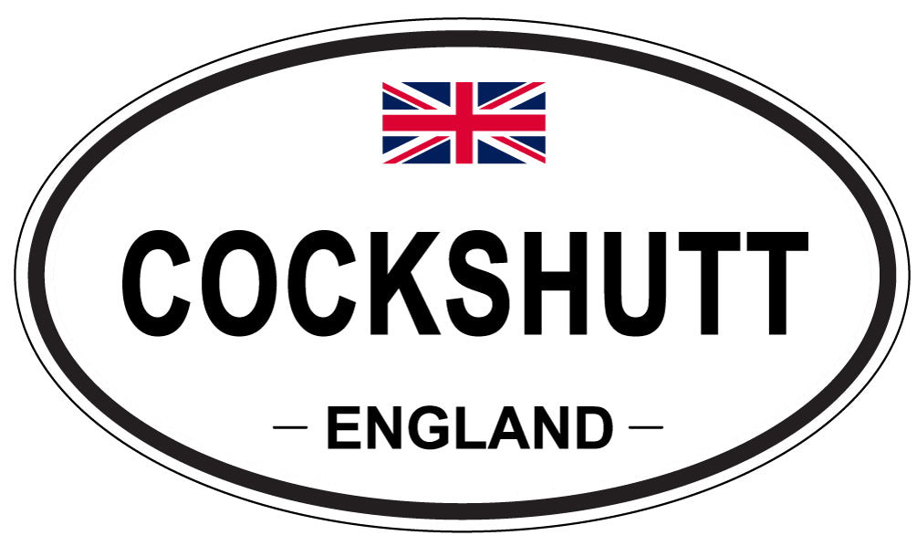 COCKSHUTT, ENGLAND - Oval Sticker