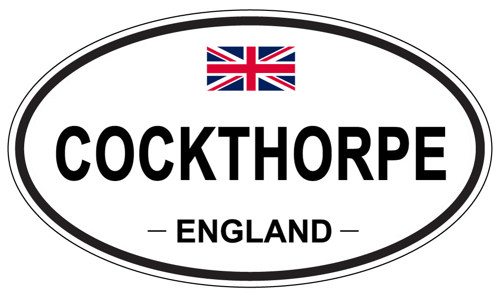 COCKTHORPE, ENGLAND - Oval Sticker