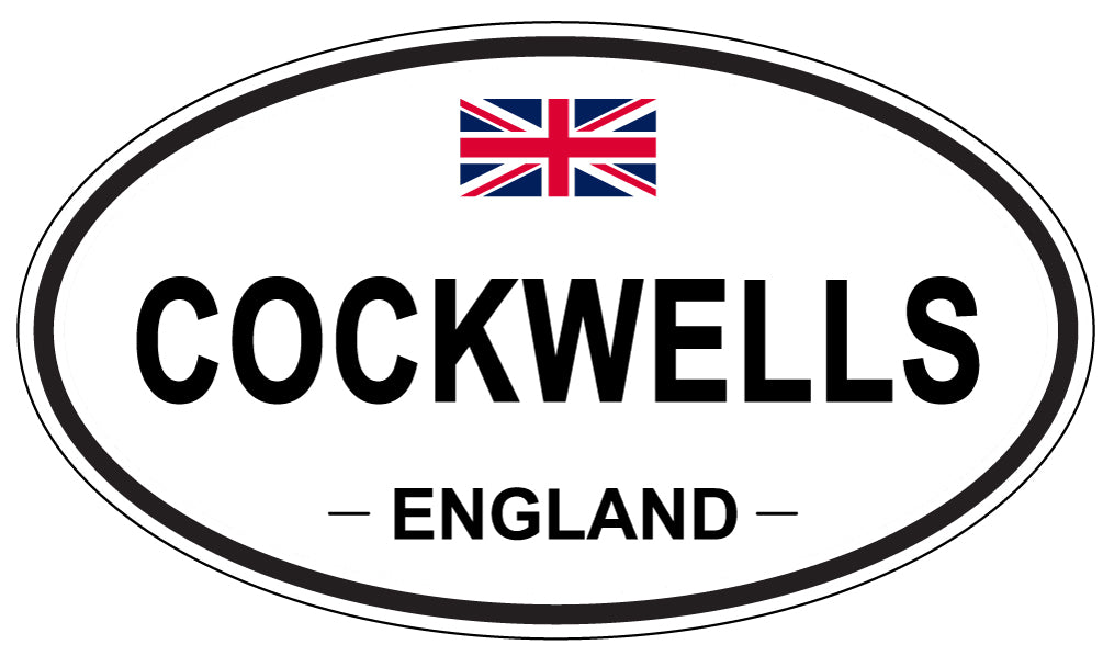 COCKWELLS, ENGLAND - Oval Sticker