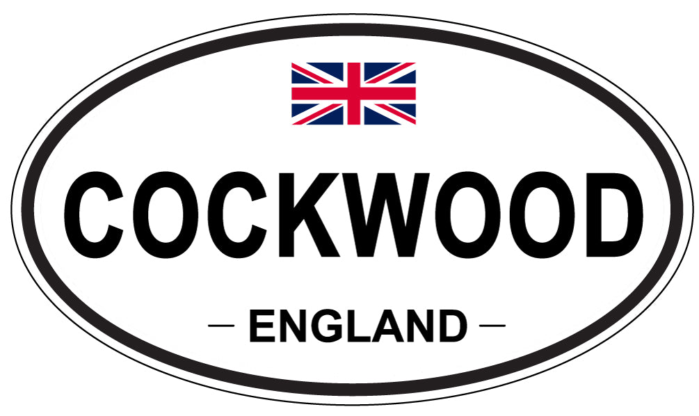 COCKWOOD, ENGLAND - Oval Sticker