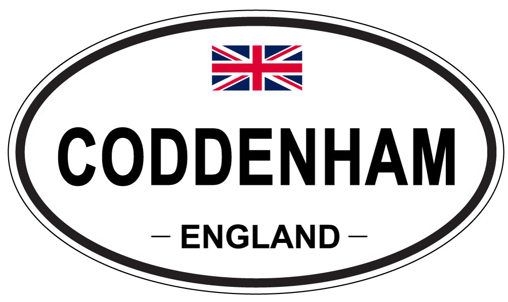 CODDENHAM, ENGLAND - Oval Sticker