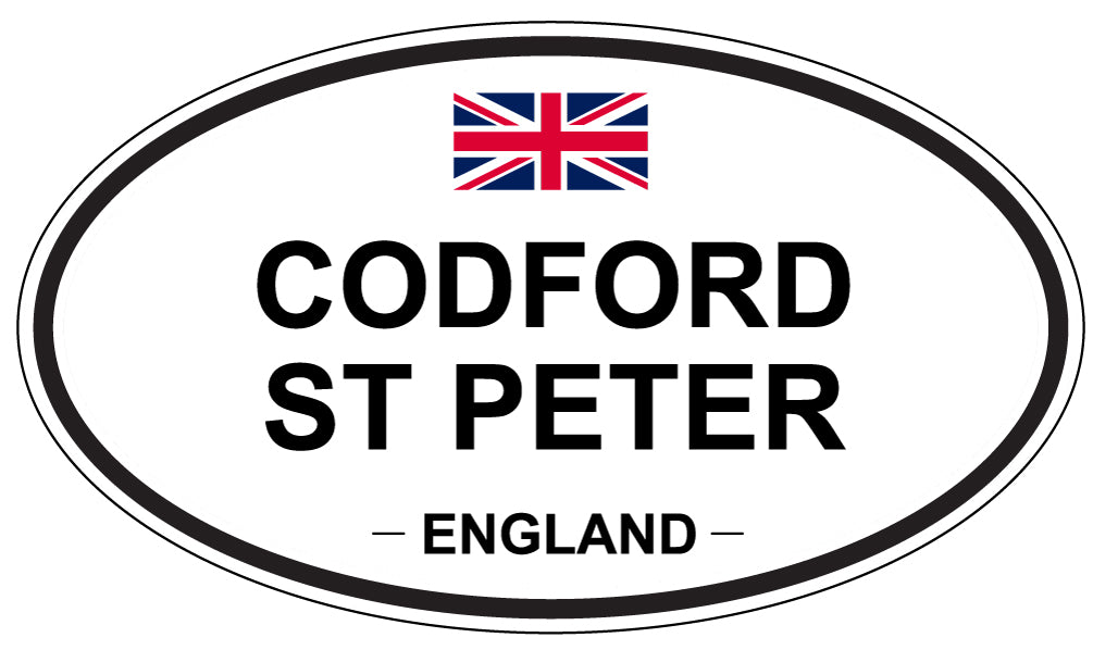 CODFORD ST PETER, England - Oval Magnet