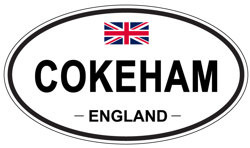 COKEHAM, ENGLAND - Oval Sticker