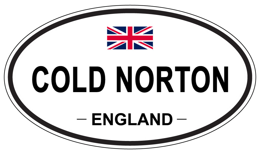 COLD NORTON, England - Oval Magnet