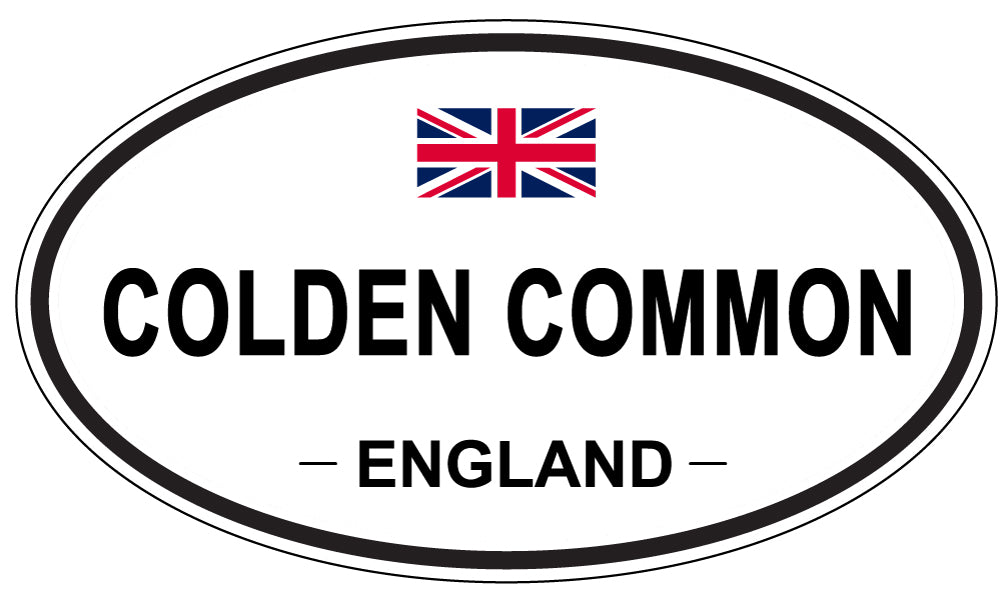 COLDEN COMMON, ENGLAND - Oval Sticker