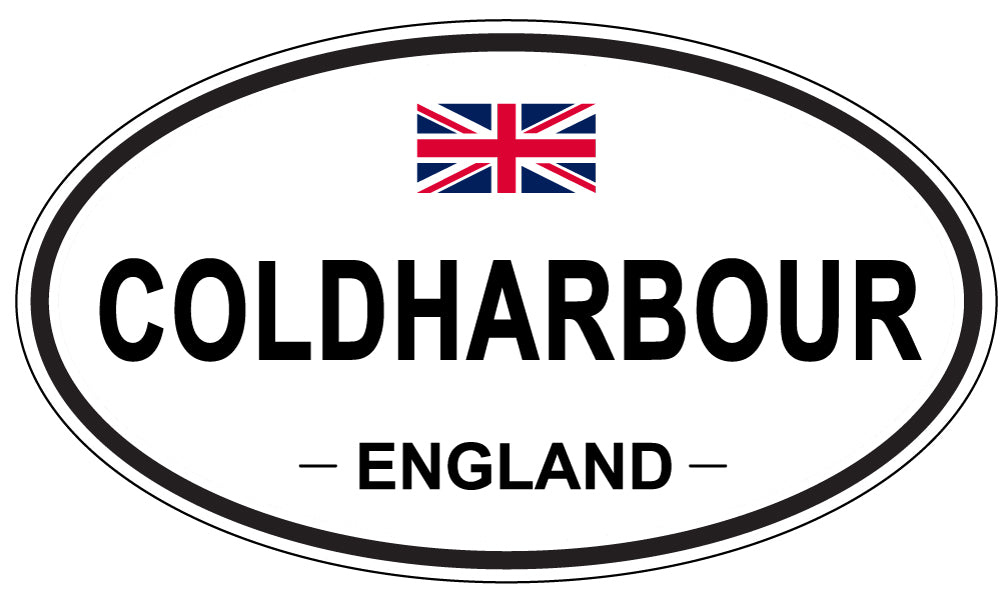 COLDHARBOUR, ENGLAND - Oval Sticker