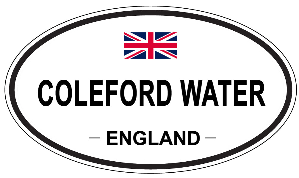 COLEFORD WATER, ENGLAND - Oval Sticker