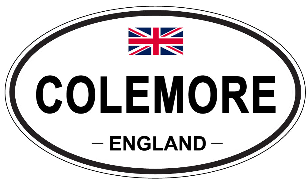 COLEMORE, ENGLAND - Oval Sticker