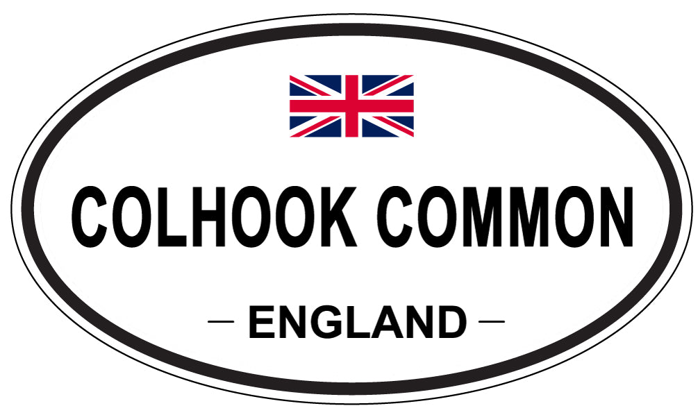 COLHOOK COMMON, ENGLAND - Oval Sticker