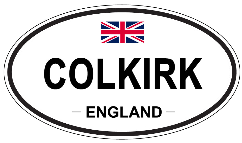 COLKIRK, ENGLAND - Oval Sticker