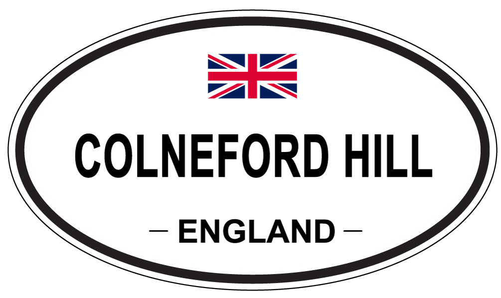 COLNEFORD HILL, ENGLAND - Oval Sticker
