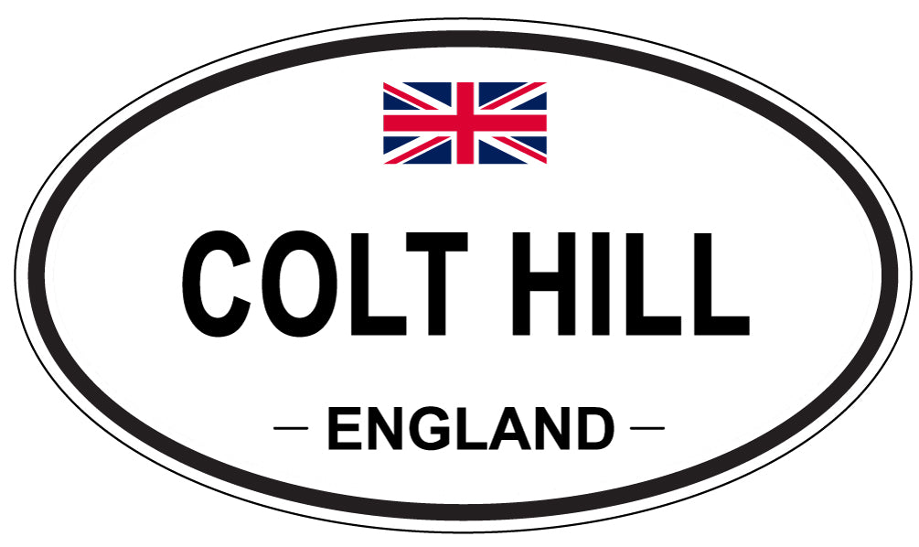 COLT HILL, ENGLAND - Oval Sticker