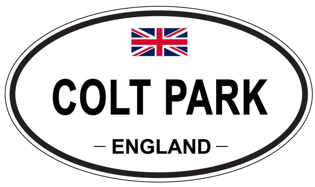 COLT PARK, ENGLAND - Oval Sticker