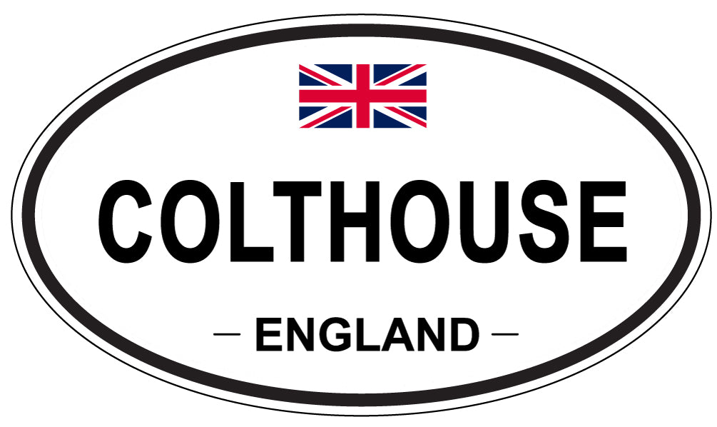 COLTHOUSE, ENGLAND - Oval Sticker