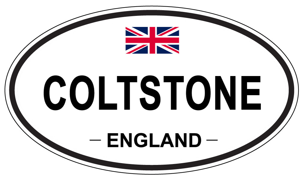 COLTSTONE, ENGLAND - Oval Sticker