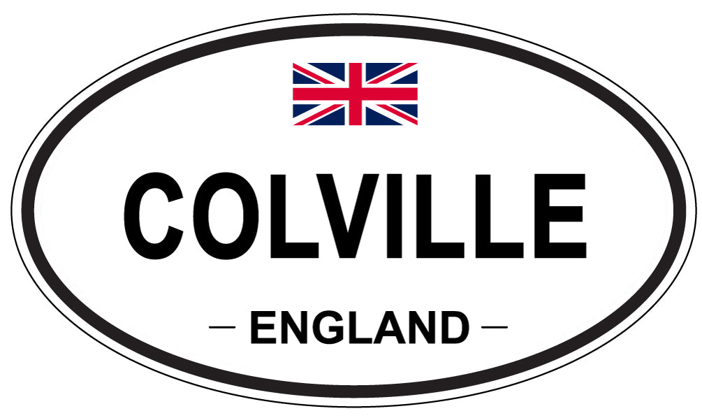 COLVILLE, ENGLAND - Oval Sticker
