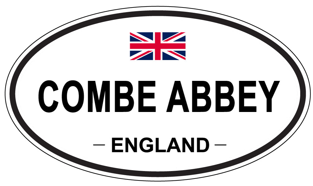 COMBE ABBEY, ENGLAND - Oval Sticker