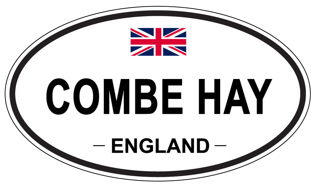 COMBE HAY, ENGLAND - Oval Sticker