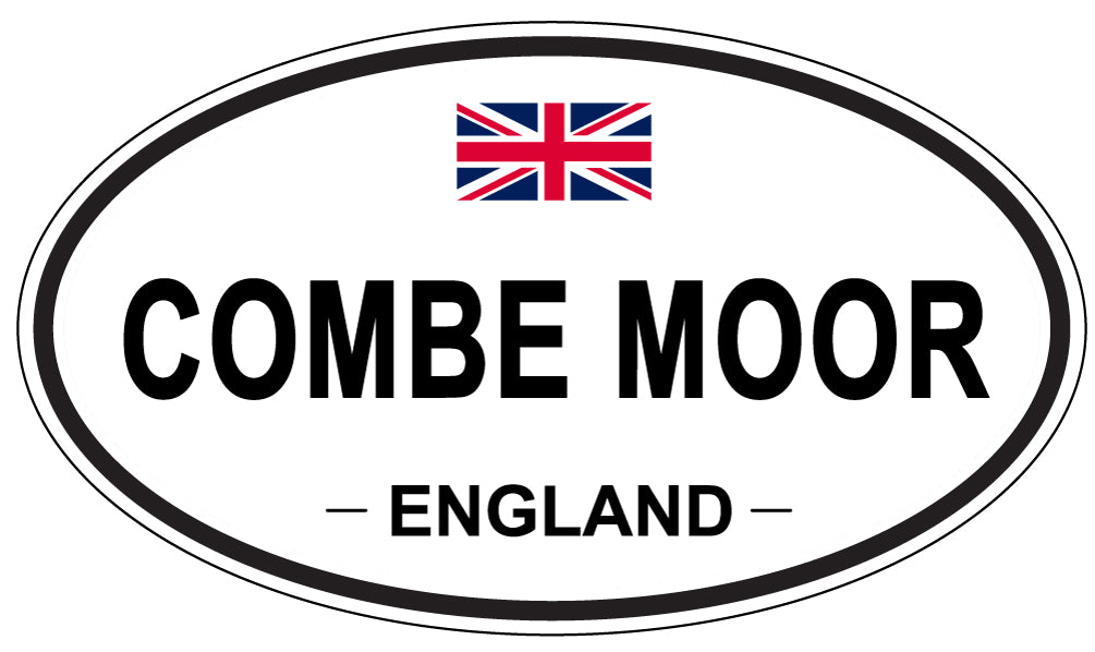 COMBE MOOR, ENGLAND - Oval Sticker