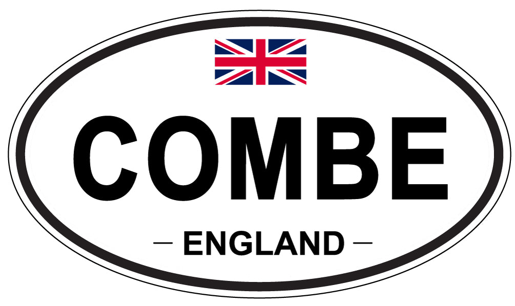 COMBE, ENGLAND - Oval Sticker