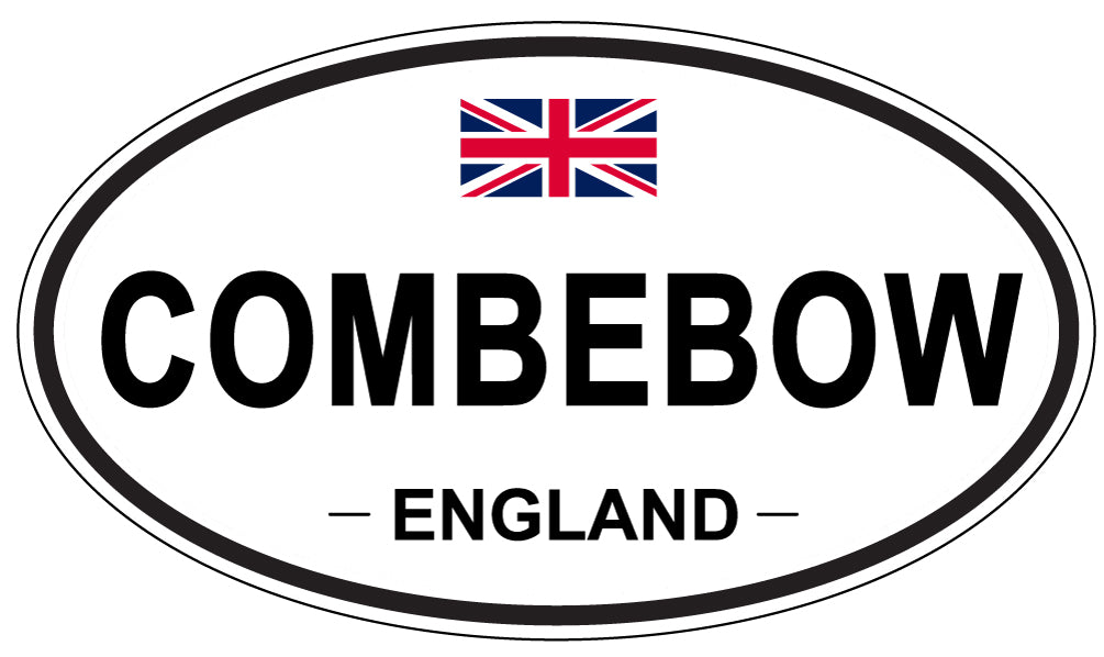 COMBEBOW, ENGLAND - Oval Sticker