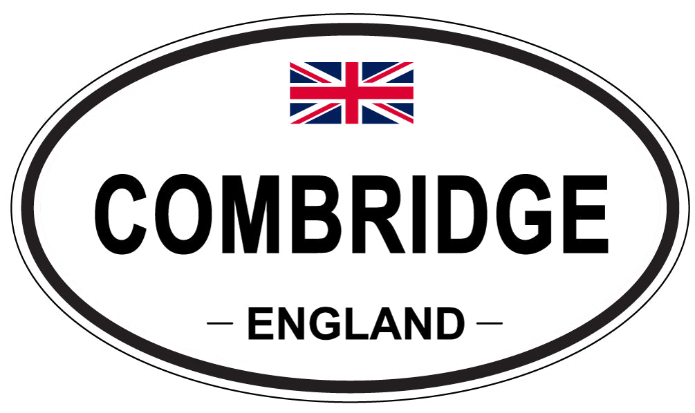 COMBRIDGE, ENGLAND - Oval Sticker