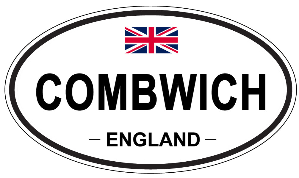 COMBWICH, ENGLAND - Oval Sticker