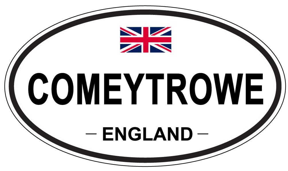 COMEYTROWE, England - Oval Magnet
