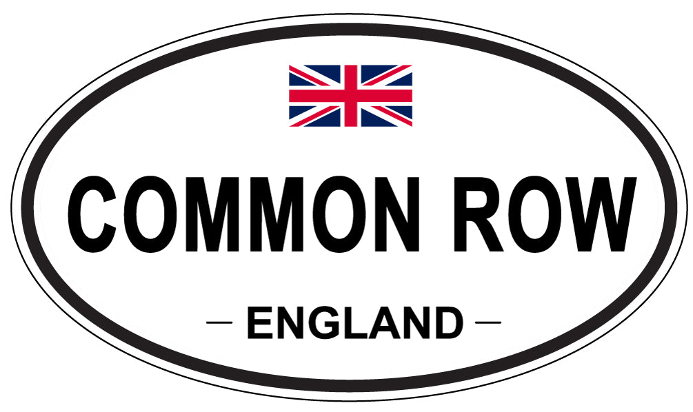 COMMON ROW, England - Oval Magnet