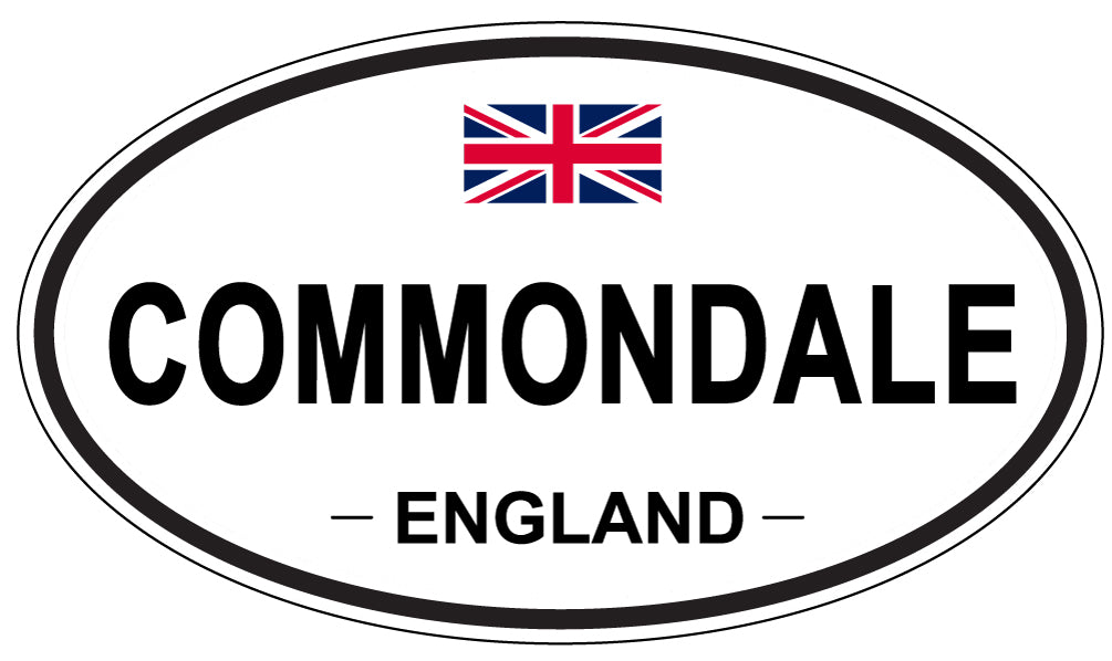 COMMONDALE, England - Oval Magnet