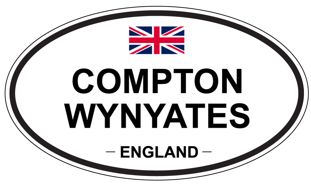 COMPTON WYNYATES, ENGLAND - Oval Sticker