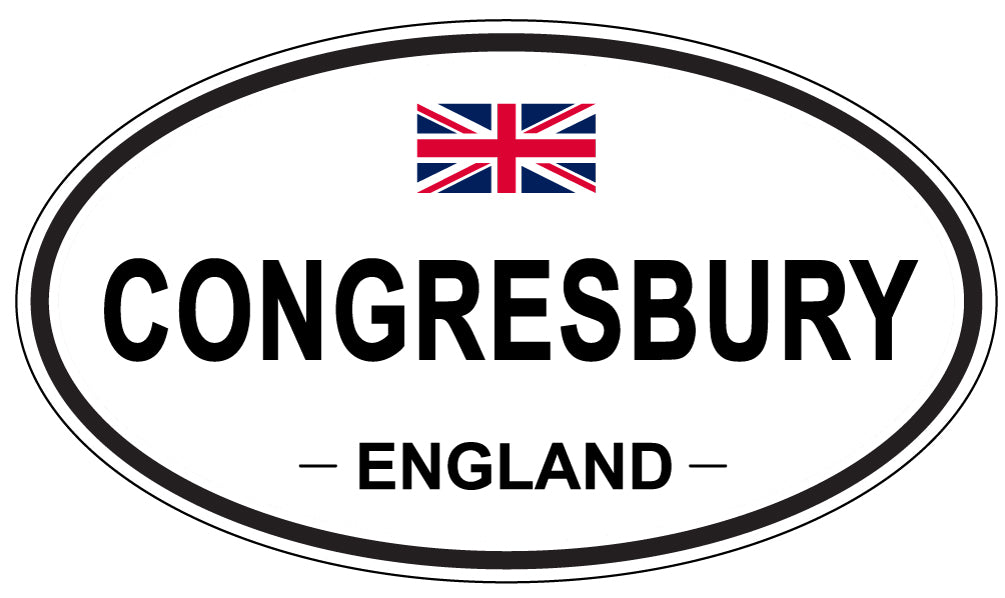 CONGRESBURY, England - Oval Magnet