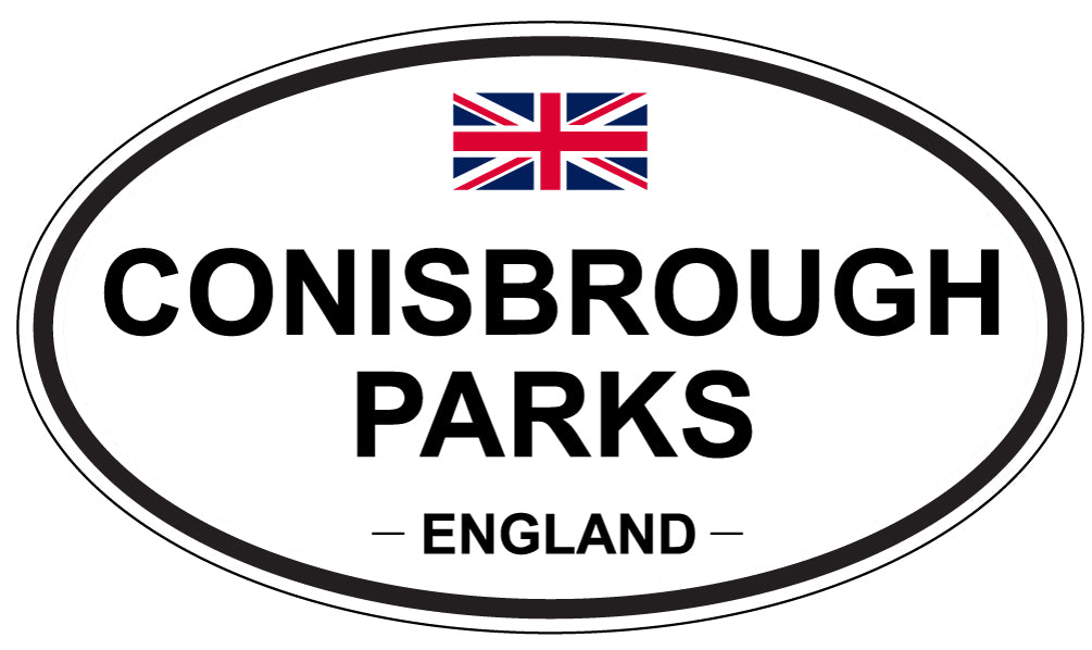CONISBROUGH PARKS, England - Oval Magnet