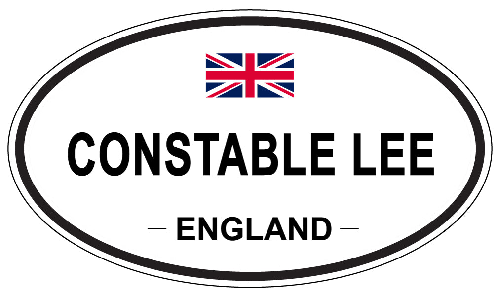 CONSTABLE LEE, ENGLAND - Oval Sticker