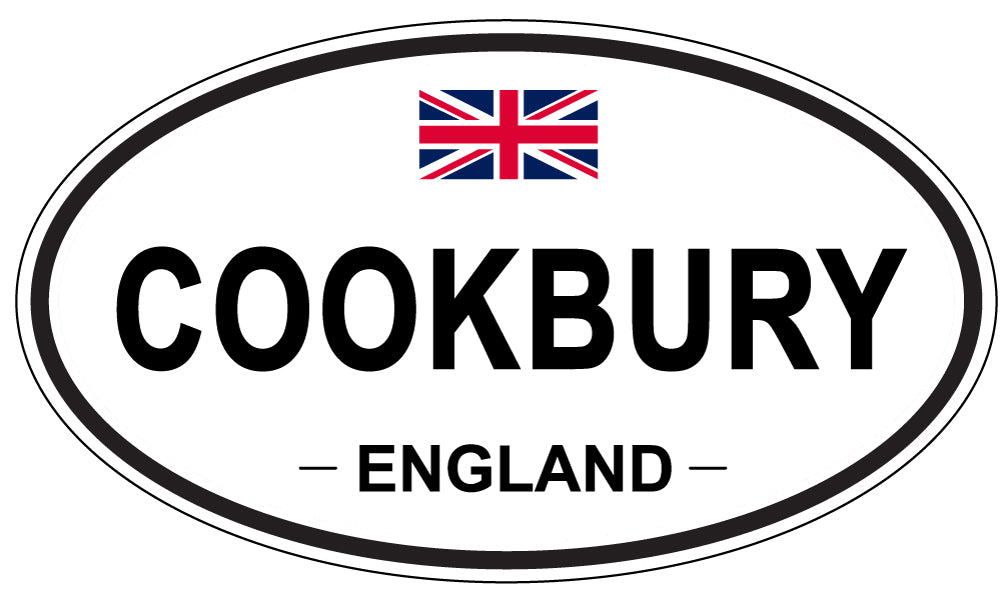 COOKBURY, ENGLAND - Oval Sticker