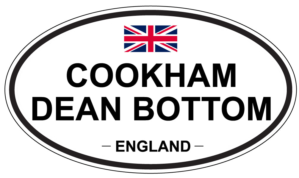 COOKHAM DEAN BOTTOM, ENGLAND - Oval Sticker