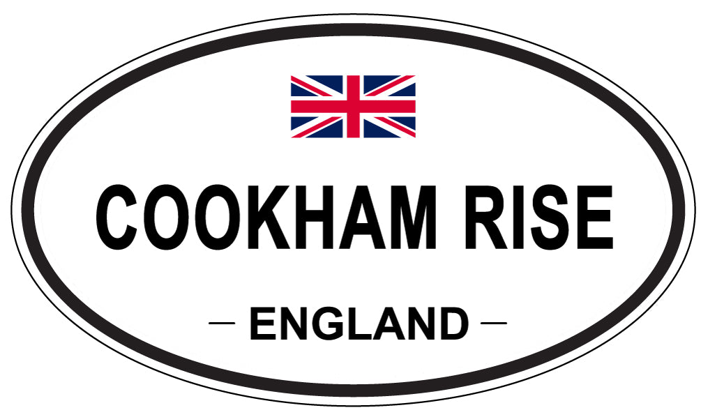 COOKHAM RISE, ENGLAND - Oval Sticker