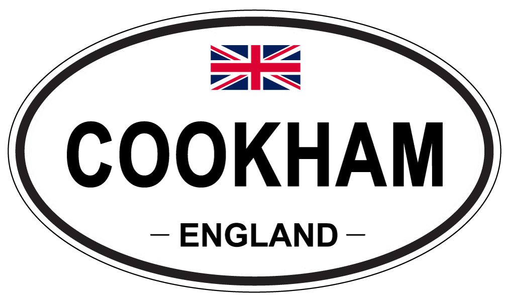 COOKHAM, ENGLAND - Oval Sticker