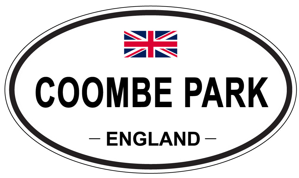 COOMBE PARK, ENGLAND - Oval Sticker