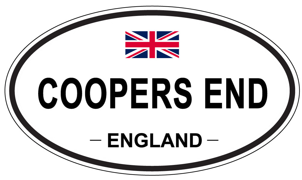 COOPERS END, ENGLAND - Oval Sticker