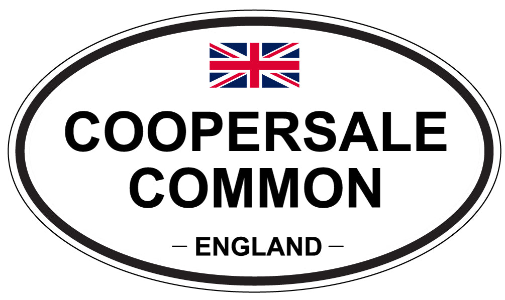 COOPERSALE COMMON, ENGLAND - Oval Sticker