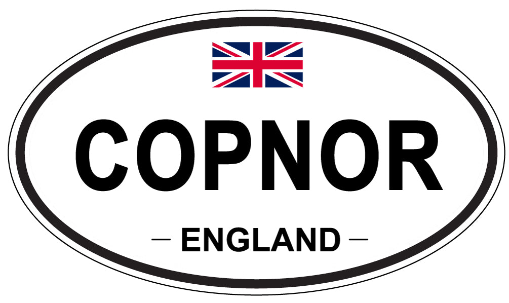 COPNOR, ENGLAND - Oval Sticker