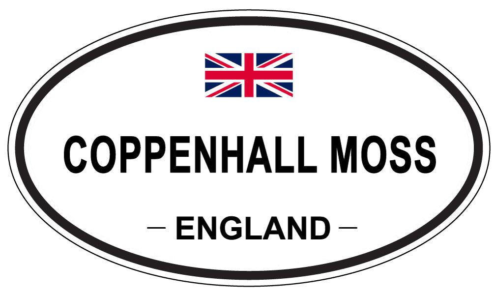 COPPENHALL MOSS, ENGLAND - Oval Sticker