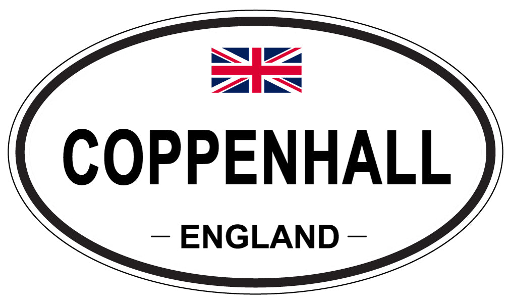 COPPENHALL, ENGLAND - Oval Sticker