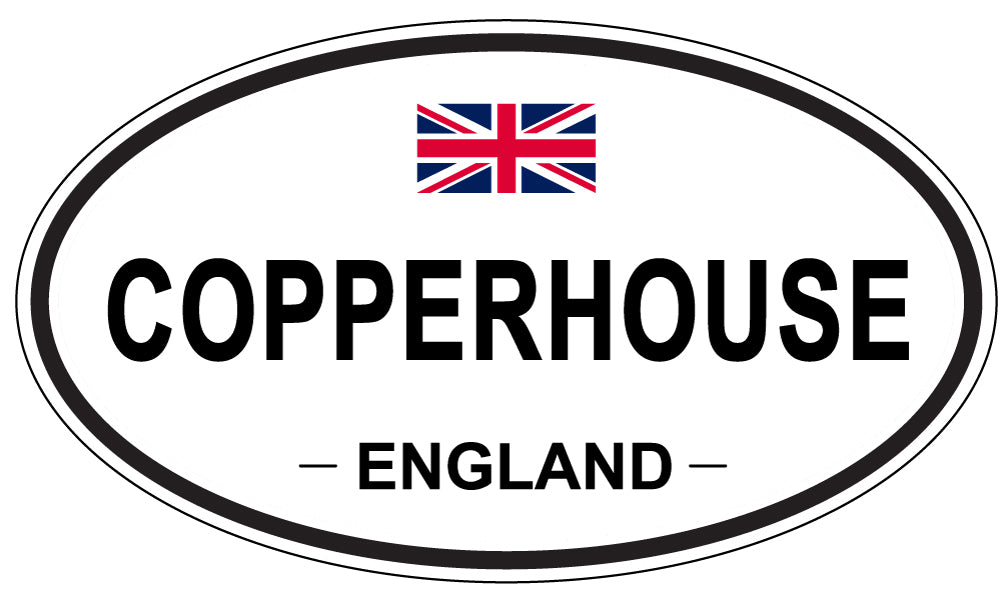 COPPERHOUSE, ENGLAND - Oval Sticker