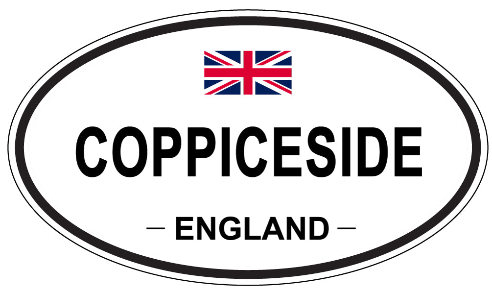 COPPICESIDE, ENGLAND - Oval Sticker