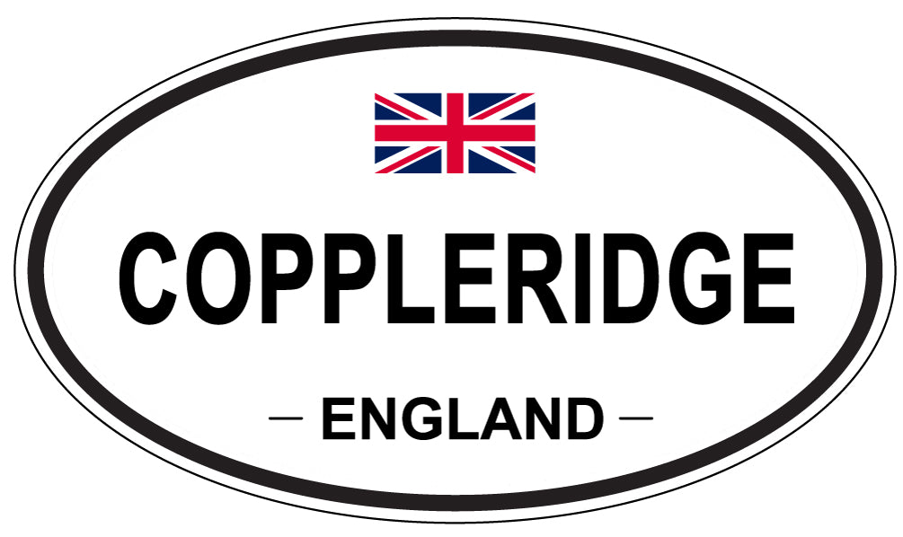 COPPLERIDGE, ENGLAND - Oval Sticker