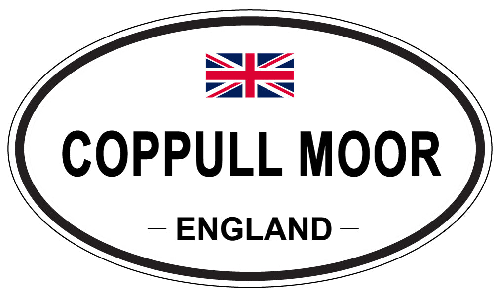 COPPULL MOOR, ENGLAND - Oval Sticker