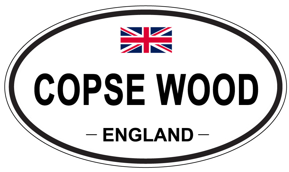 COPSE WOOD, ENGLAND - Oval Sticker